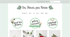 Desktop Screenshot of fleursparpierre.com